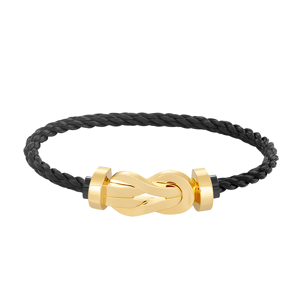 [GALE]CHANCE Große 8-stellige Schnalle ohne Diamanten Armband Gold