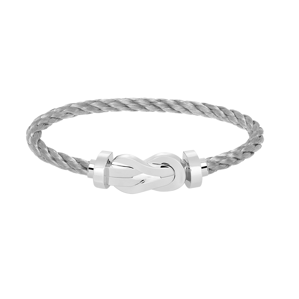 [GALE]CHANCE Große 8-stellige Schnalle ohne Diamanten Armband Silber