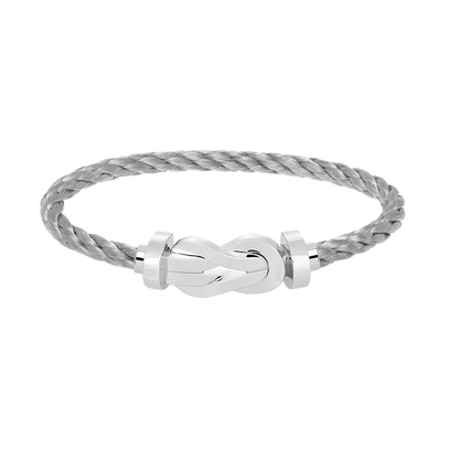 [GALE]CHANCE Große 8-stellige Schnalle ohne Diamanten Armband Silber