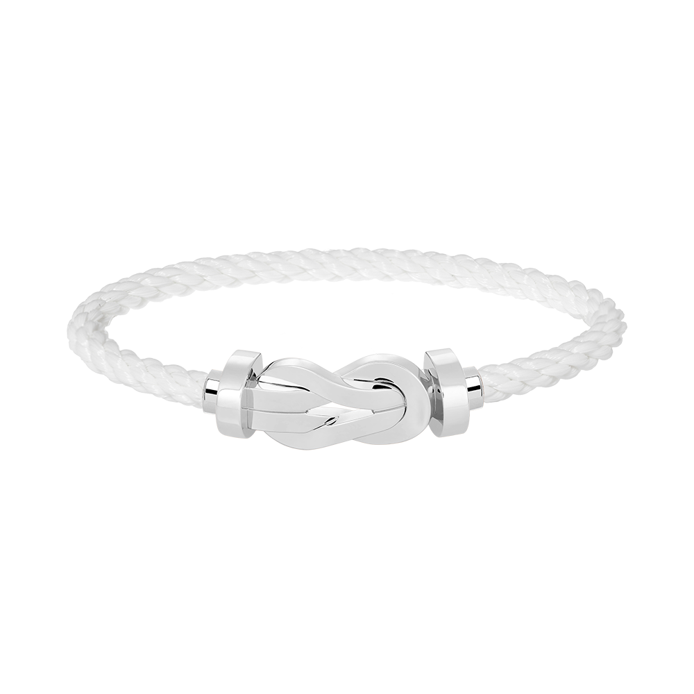 [GALE]CHANCE Große 8-stellige Schnalle ohne Diamanten Armband Silber