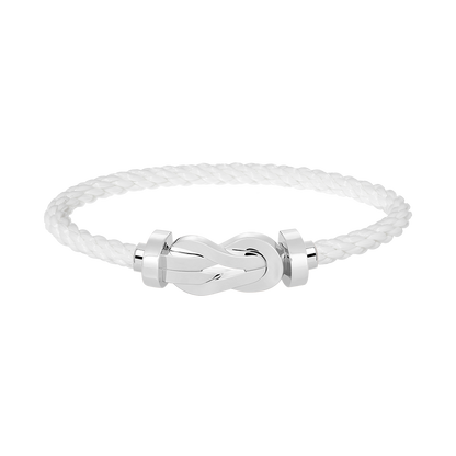 [GALE]CHANCE Große 8-stellige Schnalle ohne Diamanten Armband Silber