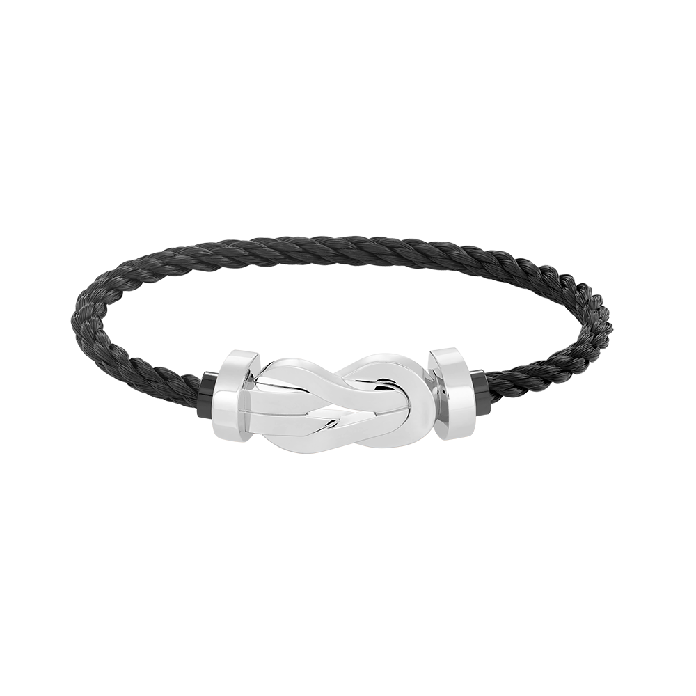 [GALE]CHANCE Große 8-stellige Schnalle ohne Diamanten Armband Silber