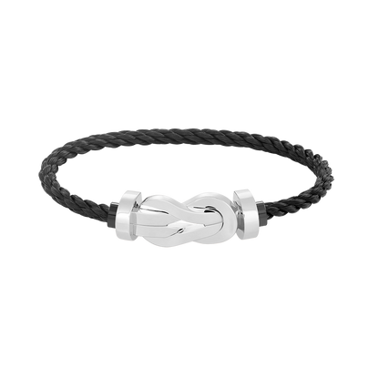 [GALE]CHANCE Große 8-stellige Schnalle ohne Diamanten Armband Silber