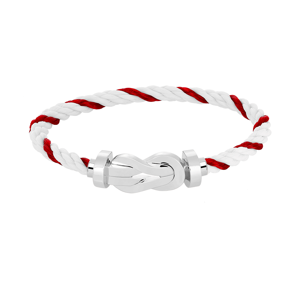 [GALE]CHANCE Große 8-stellige Schnalle ohne Diamanten Armband Silber