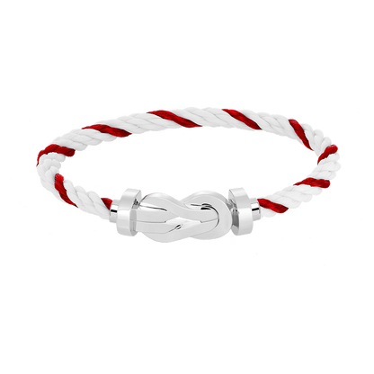 [GALE]CHANCE Große 8-stellige Schnalle ohne Diamanten Armband Silber