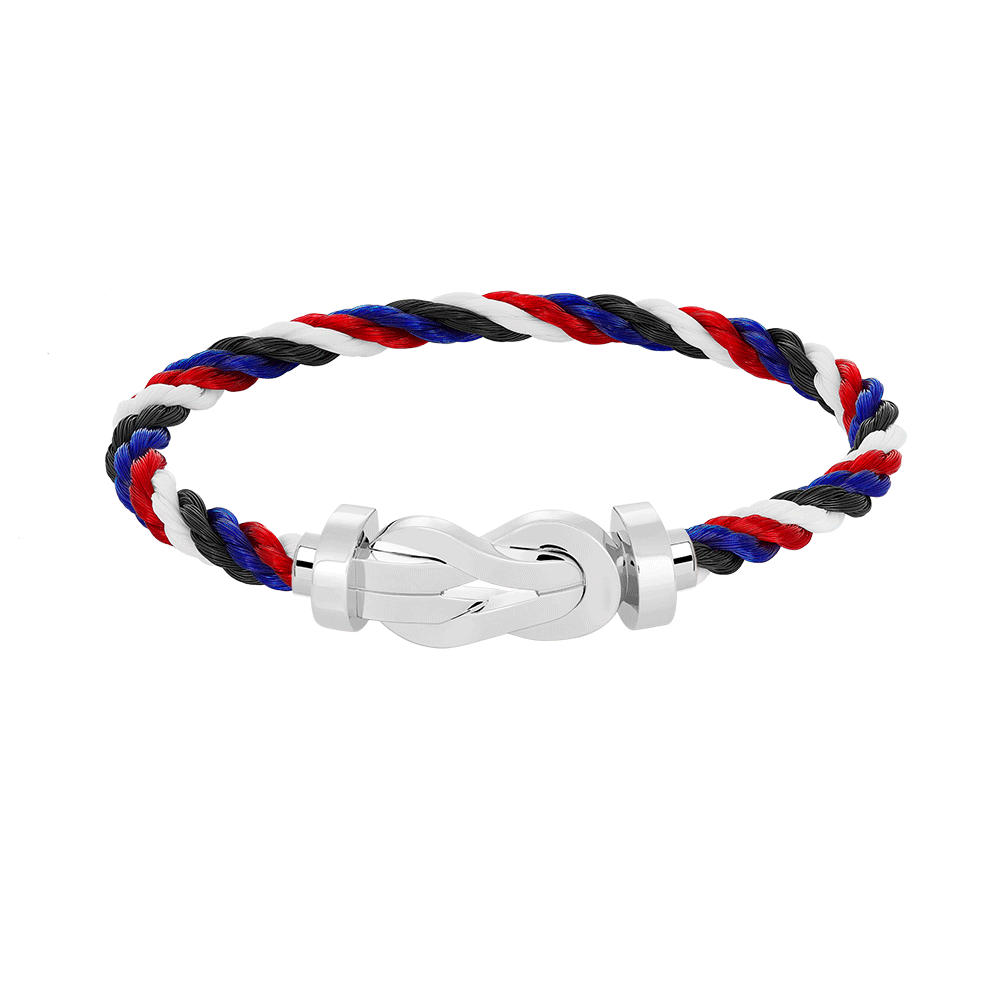 [GALE]CHANCE Große 8-stellige Schnalle ohne Diamanten Armband Silber