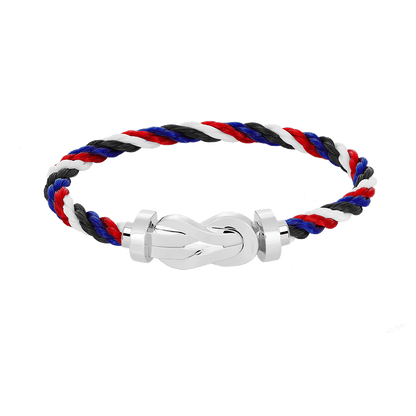 [GALE]CHANCE Große 8-stellige Schnalle ohne Diamanten Armband Silber