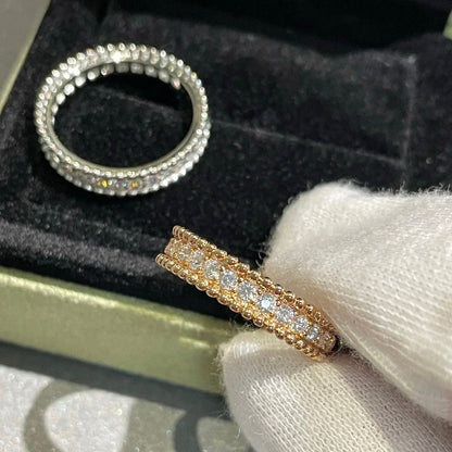 [GALE]PERLEE DIAMANT-ROSÉGOLD-RING