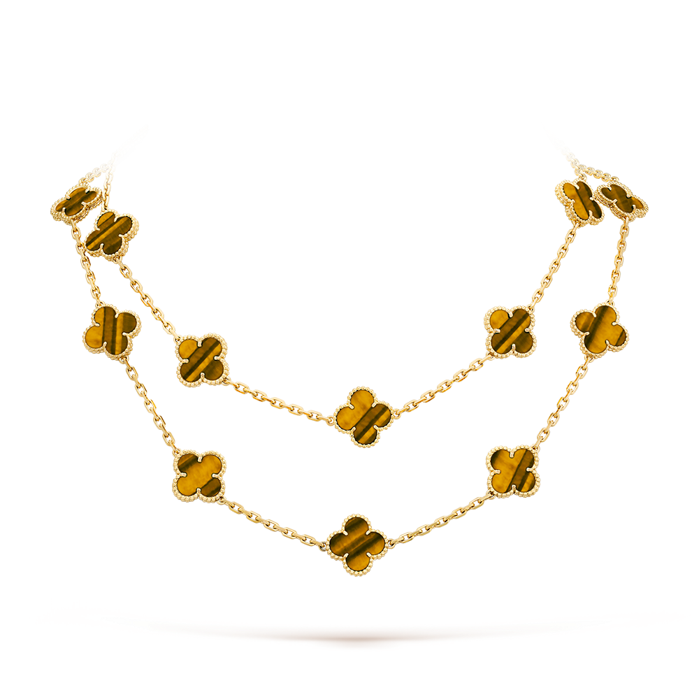 [GALE]CLOVER 20 MOTIVE TIGER EYE ROSÉGOLD
