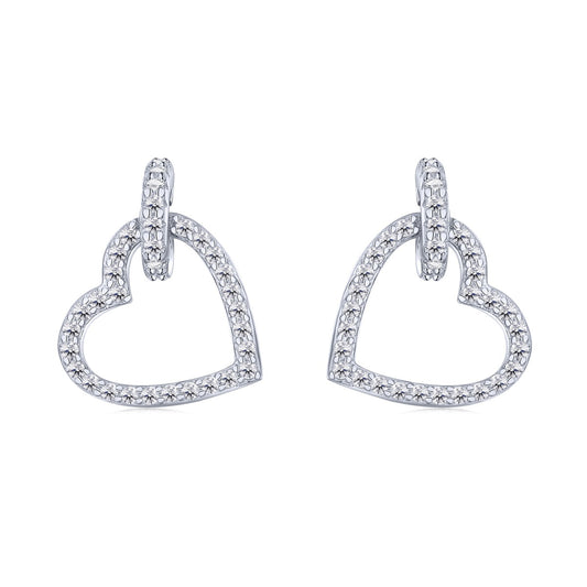 [GALE]Dainty Heart Shape Earrings