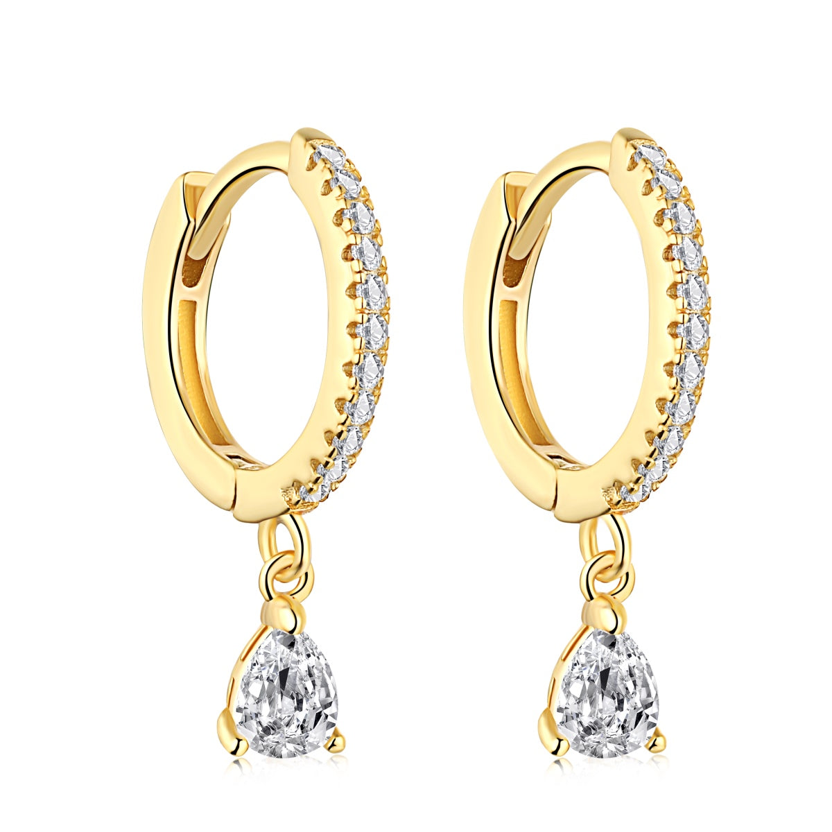[GALE]Luxurious Geometric Drop Earrings