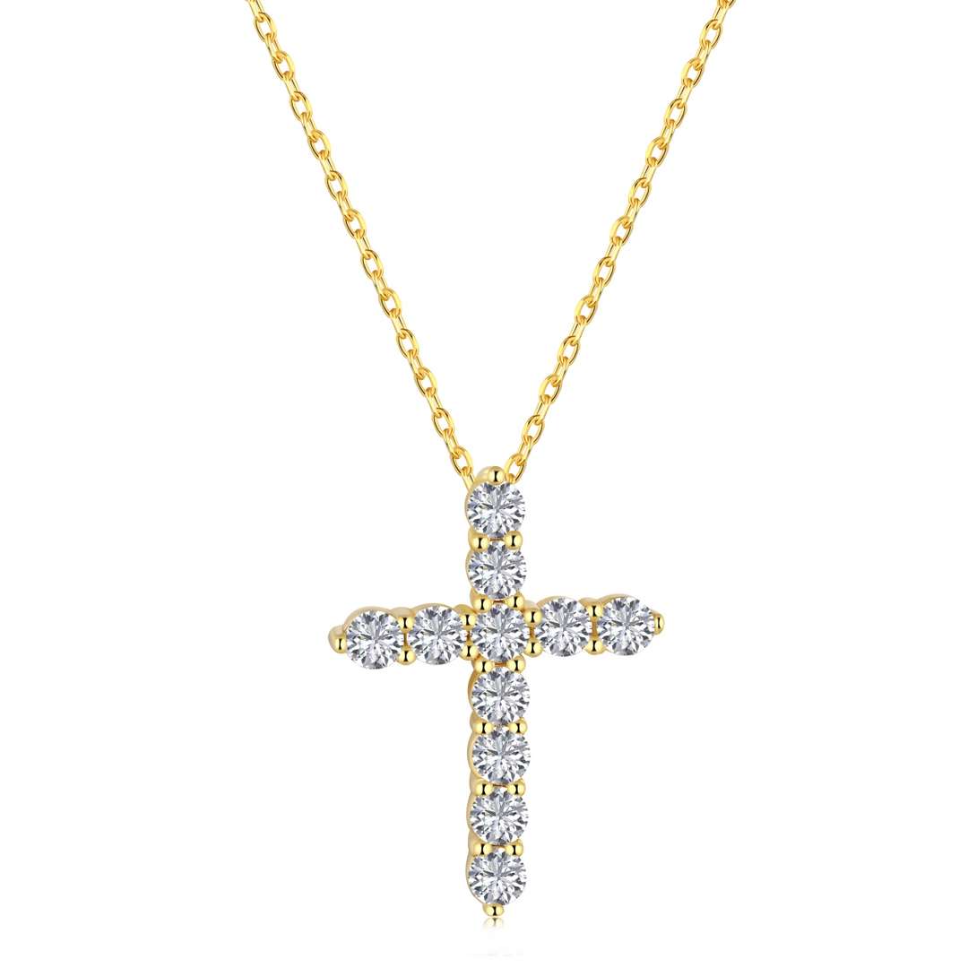 [GALE]Unique Cross Shape Necklace