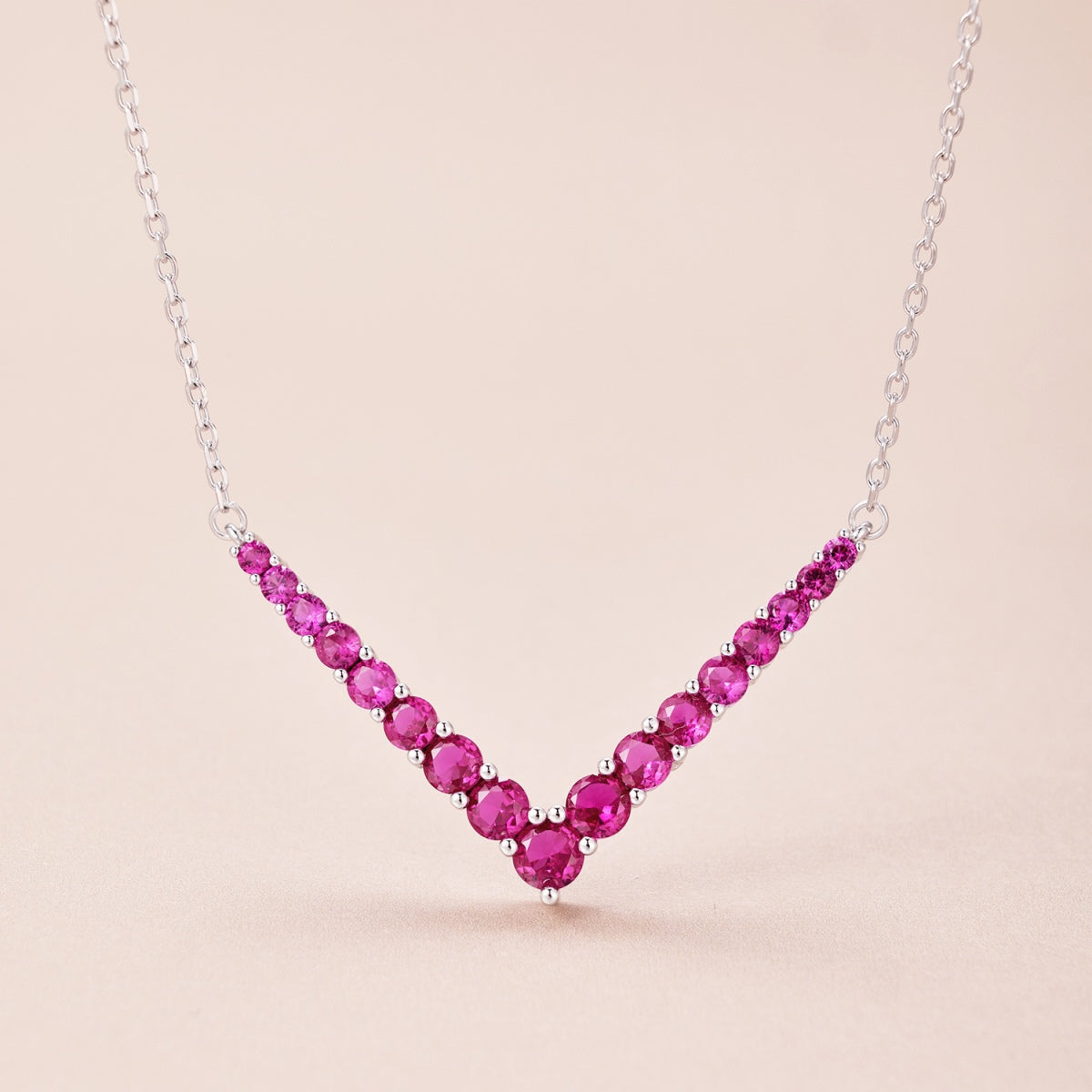 [GALE]Ornate Round Cut Necklace