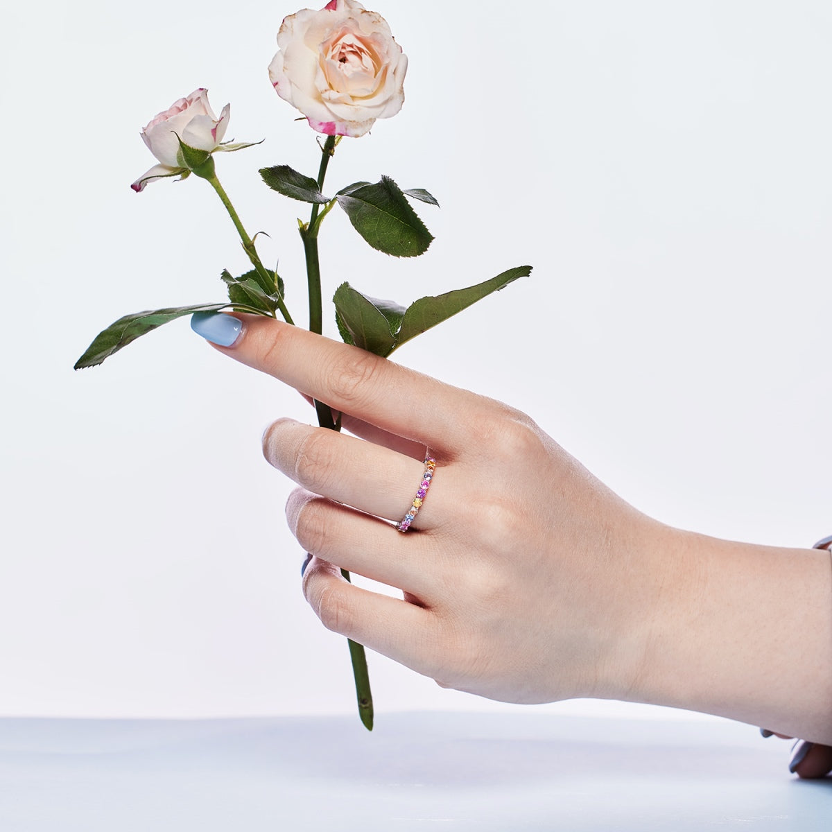 [GALE]Dazzling Resplendent Round Cut Party Ring
