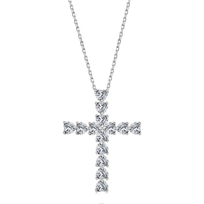[GALE]Radiant Cross Shape Necklace