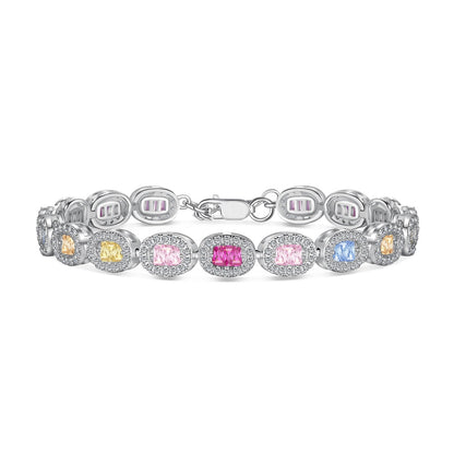 [GALE]Exquisite Ornate Emerald Cut Daily Bracelet
