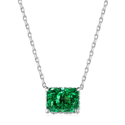 [GALE]Luxurious Square Shape Colorful Necalack