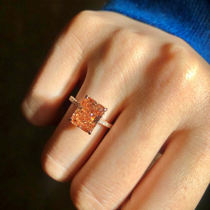 [GALE]4.0 Carat Luxurious Engagement Ring