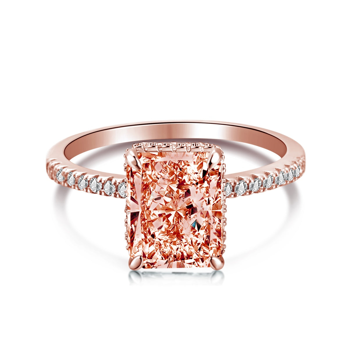 [GALE]4.0 Carat Luxurious Engagement Ring