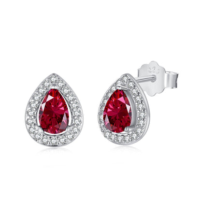 [GALE]Luxurious Water Drop Shape Earrings