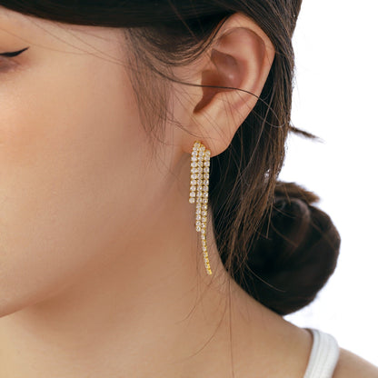 [GALE]Luxurious Dainty Banquet Earrings