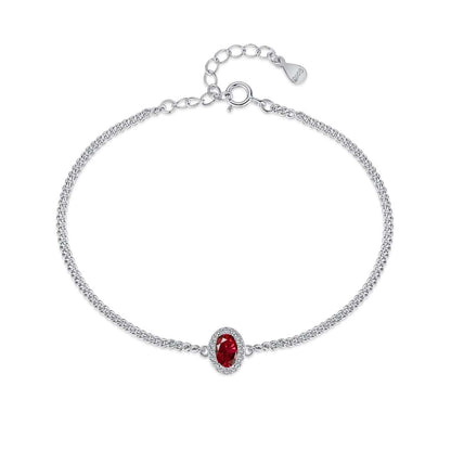 [GALE]Exquisite Oval Shape Bracelet