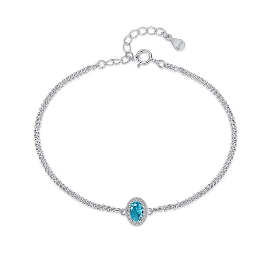 [GALE]Exquisite Oval Shape Bracelet