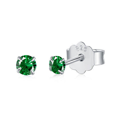 [GALE]Delicate Solitaire Earrings