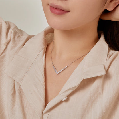 [GALE]Ornate Round Cut Necklace