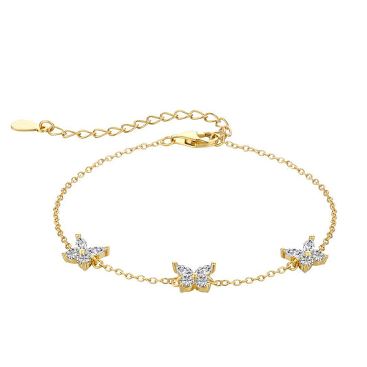 [GALE]Radiant Butterfly Shape Necklace