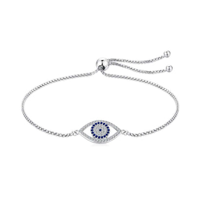 [GALE]Dazzling Eye Shape Necklace