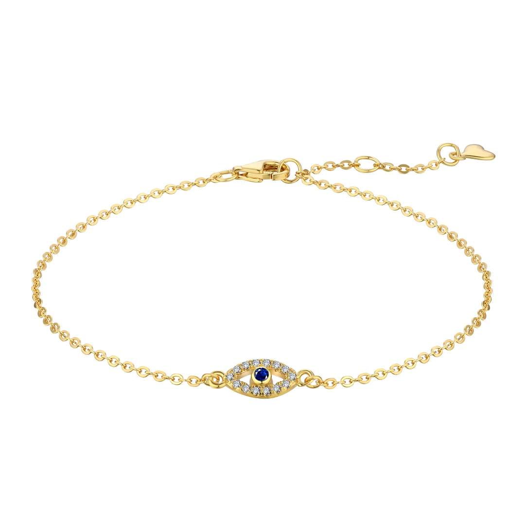 [GALE]Evil Eye Shape Necklace