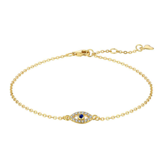 [GALE]Evil Eye Shape Necklace