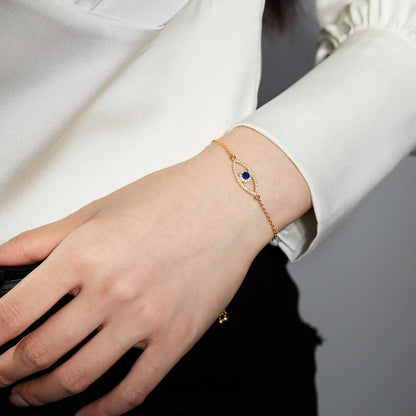 [GALE]Devil's Eye Hollow Design Bracelet
