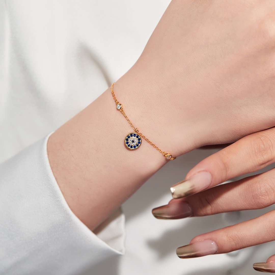 [GALE]Devil's Eye Round Shape Bracelet