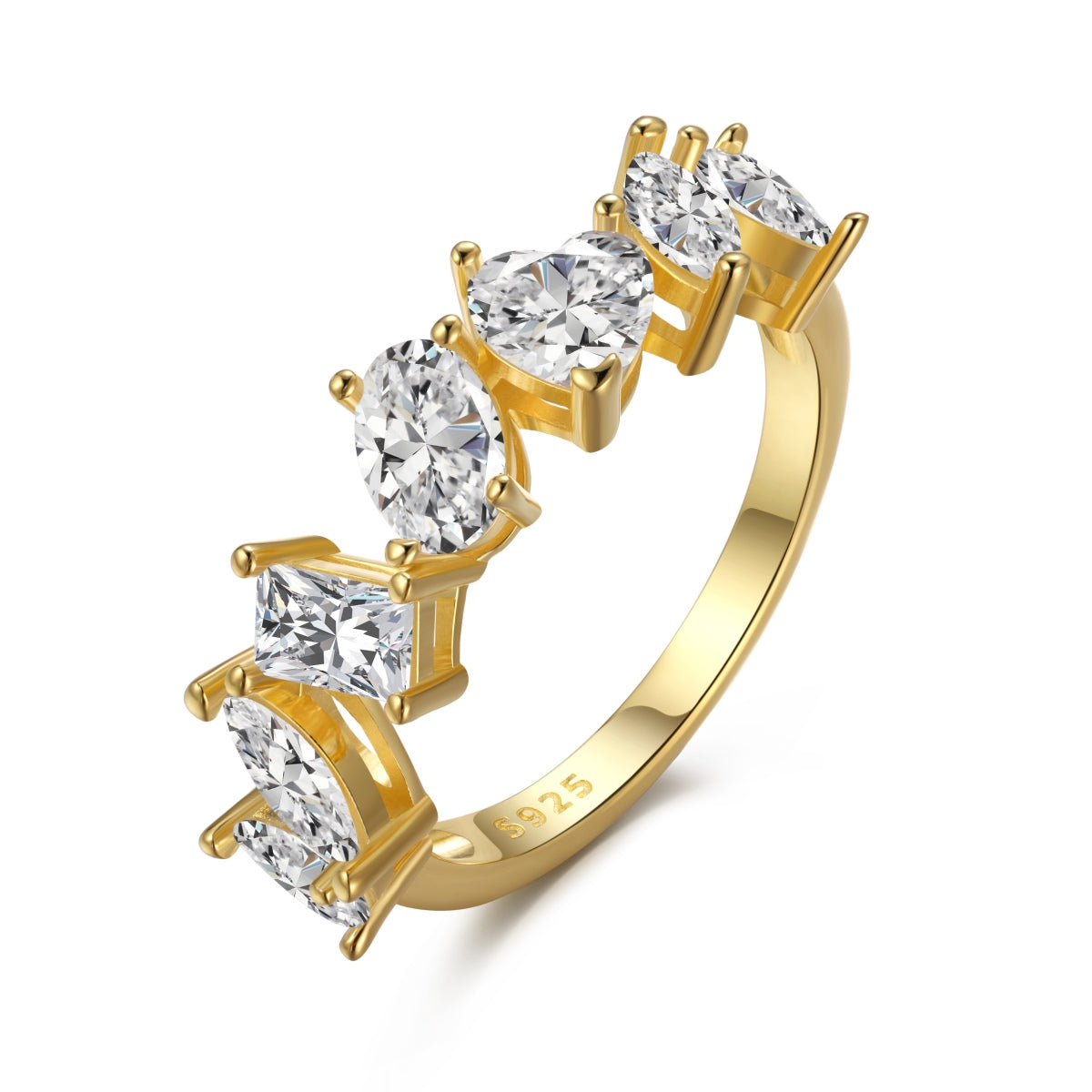 [GALE]Delicate Multi Cut Ring