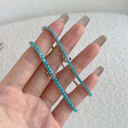 [GALE]Dazzling Exquisite Round Cut Daily Bracelet