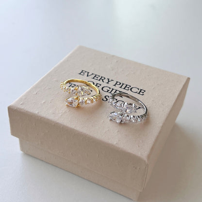 [GALE]Delicate Lively Snake Shape Daily Ring