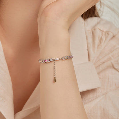 [GALE]Delicate Colorful Multi Cut Daily Bracelet