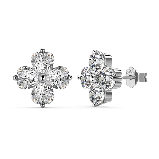 [GALE]Four-Leaf Clover Ball Earrings