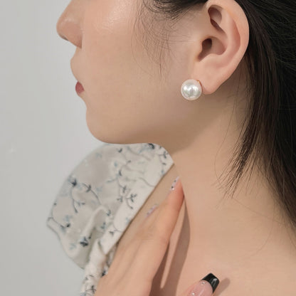 [GALE]Delicate Pearl Earrings