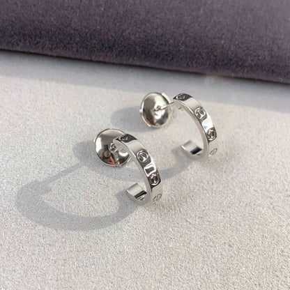 [ゲイル]ラブイヤリング 2.65mm シルバー