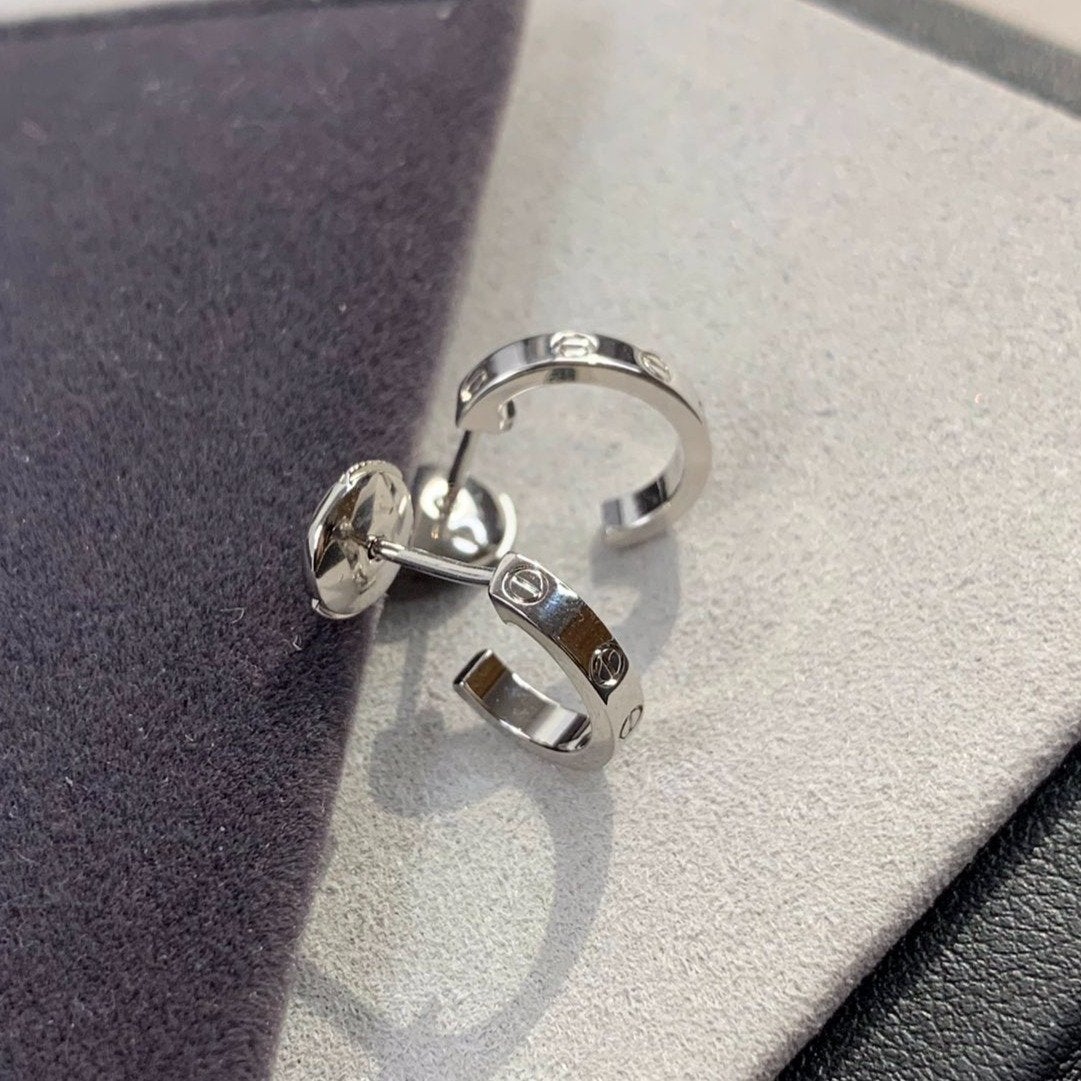 [ゲイル]ラブイヤリング 2.65mm シルバー