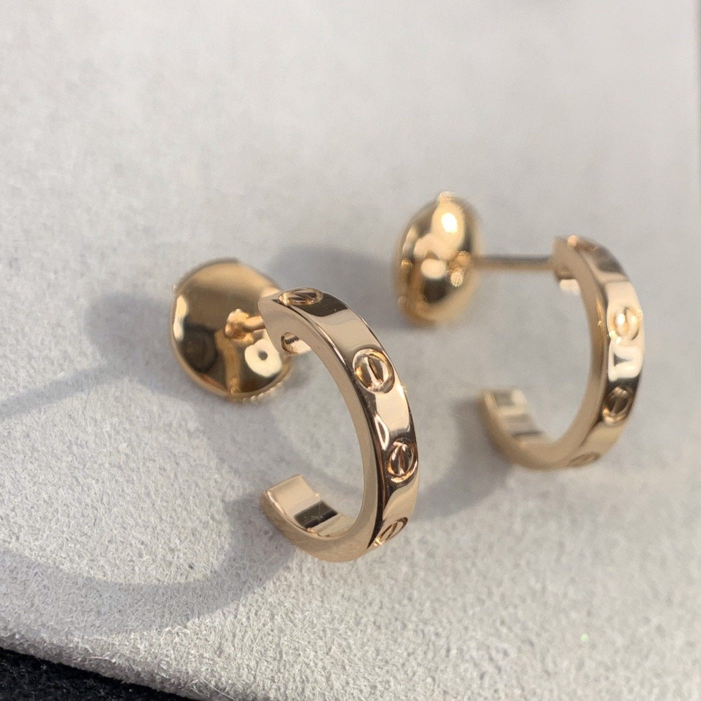 [GALE] LOVE OHRRINGE 2,65 MM ROSÉGOLD 