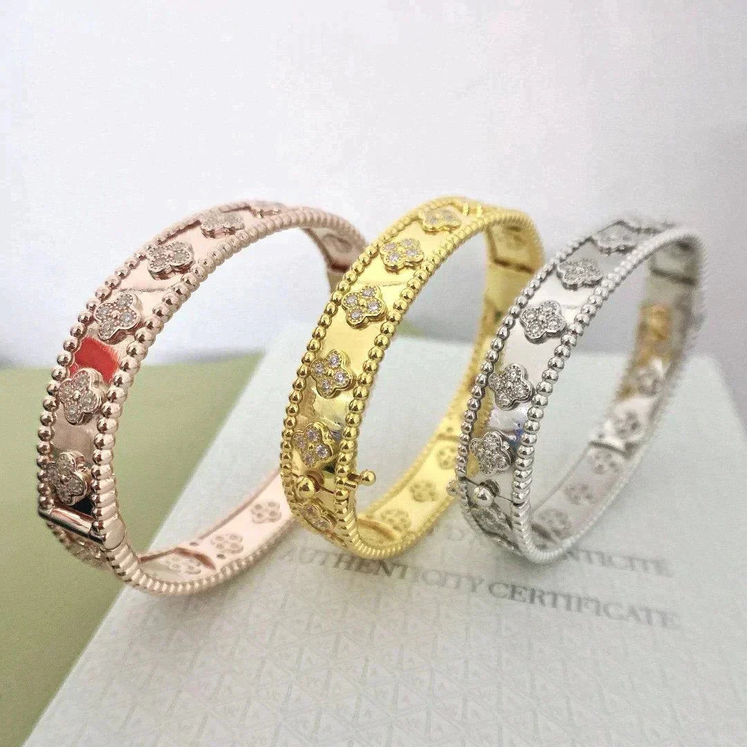 [GALE]Clover Armband 8mm Diamanten