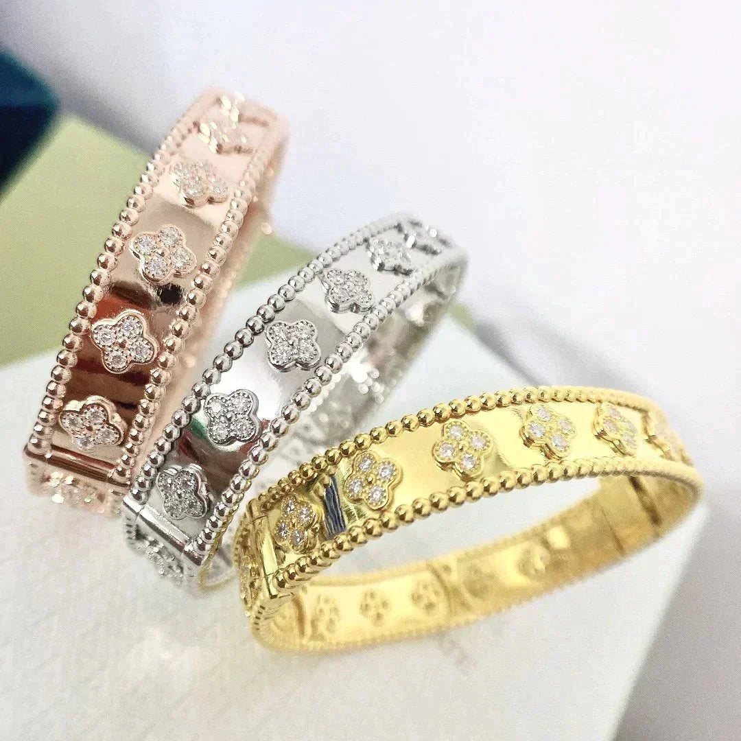 [GALE]Clover Armband 8mm Diamanten