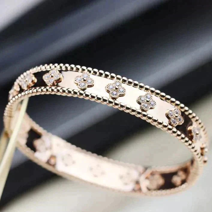 [GALE]Clover Armband 8mm Diamanten