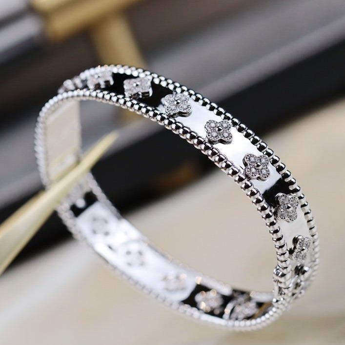 [GALE]Clover Armband 8mm Diamanten