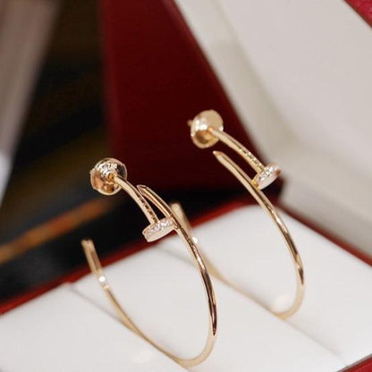 [GALE] JUSTE OHRRINGE MIT DIAMANTEN, 1,8 MM 