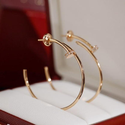 [GALE] JUSTE OHRRINGE MIT DIAMANTEN, 1,8 MM 